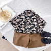 Boys Floral Shirt + Shorts Pants Set Summer Thin Children Short-sleeved Shirt, Size: 90cm