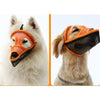 Dog Muzzle, Breathable Mesh, XXS (Orange) - Small/Medium Breeds