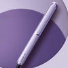 LTBEAR Negative Ion Straightening Curling Hair Wet and Dry Clipper Anti Hot Curling Iron, CN Plug(Purple)