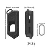 For Flipper Zero Electronic Pet Game Console Cover Anti-slip Silicone Protective Case(Black)