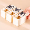 Spider Wooden Box April Fool Day Gift Scare Toys Magic Complications Props, Style: Tidy Spider