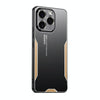 For iPhone 11 Pro Max Blade Series TPU Hybrid Metal Phone Case(Gold)