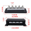 CP-4330-01 600A M10 Power Distribution Block Terminal Studs(Black)