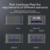 T9 Plus N100 DDR5 16G+256G US Plug 12th Alder Lake Dual Gigabit LAN+3 HDMI 4K HD Pocket Mini PC