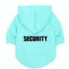 Fleece Hooded Dog Sweater, Pink & Green, S