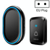 Wireless Doorbell Chime 300m Range, 58 Melodies, EU Plug, Black