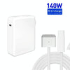 UK Plug 140W USB-C PD Power Adapter with Type-C to Magsafe3 Magnetic Charging Cable, Length: 2 m