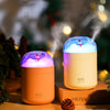 500ml Snowman Humidifier USB Desktop Large Capacity Colorful Ambient Light Air Humidifier()