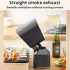 Desktop Range Hood Barbecue Small Movable Liftable Extractor Hood 2 Wind Speeds Adjust US Plug