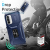 For Samsung Galaxy A36 Sliding Camshield Holder Phone Case(Blue)