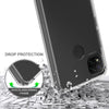 For Xiaomi Redmi 10A Scratchproof TPU + Acrylic Protective Phone Case(Black)