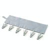 Multi Clip Portable Fabric Clothes Hanger Multifunctional Folding Fabric Clothes Clip Hangers, Color: Gray