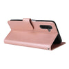 For Samsung Galaxy A56 5G 3-Card Slots Multifunctional Leather Phone Case(Rose Gold)