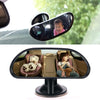 Car Auto 360 Degree Adjustable Suction Cup Rear View Mirror Baby Convex Mirror