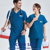 Men Grooming Pet Dental Work Clothes Short-Sleeved Top + Pants Set, Size: L(Dark Green)