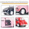 1:36 Beetle Classic Car Open Door Alloy Car Model Pull Back Children's Toy Car(Yellow)