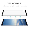 0.3mm 9H Surface Hardness 2.5D Curved Edge Full Screen Full Glue Tempered Glass Film for Galaxy Note8(Black)
