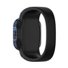For Garmin Vivofit JR3 No Buckle Silicone Printing Watch Band, Size:S(Camouflage Blue)