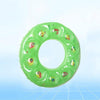Cartoon Pattern Double Airbag Thickened Inflatable Swimming Ring Crystal Swimming Ring, Size:80 cm(Green)
