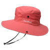 9002 Summer Women Outdoor Sun Hats Fisherman Hat With Ponytail Hole(Monochrome Adult Watermelon Red)