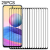 For Xiaomi Redmi Note 10 5G / Poco M3 Pro 5G 25 PCS Full Glue Full Screen Tempered Glass Film