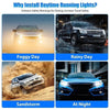 Car Startup Scan Through Hood LED Daytime Running Atmosphere Light, Length:1.2m(Red Light)