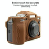 For FUJIFILM X-T5 Soft Silicone Protective Case(Coffee)