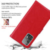 For Xiaomi Poco C40 Rose Embossed Flip PU Leather Phone Case(Red)