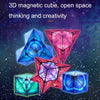 3D Variety Geometry Alien Magic Cube Magnetic Logic Thinking Children Educational Toys(Magic Purple)