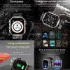 HAMTOD GW55 2.02 inch Screen IP68 Waterproof Smart Watch, Support Bluetooth Call / Heart Rate(Silver Frame)