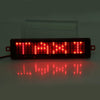 DC 12V Car LED Programmable Showcase Message Sign Scrolling Display Lighting Board with Remote Control (Red Light)