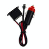 EL Cold Yellow Light Waterproof Flat Flexible Car Strip Light with Driver for Car Decoration, Length: 5m(Orange)