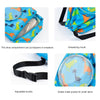 Wet And Dry Separation Waterproof Drawstring Shoulder Beach Swimming Bag For Children Blue L