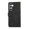 For Samsung Galaxy A26 5G ABEEL Color Block Magnetic RFID Leather Phone Case(Black-Green)