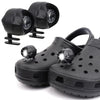 2pcs Plastic Charging Model Cave Shoes Lamp Camping Outdoor Light(Black)