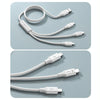 ROMOSS CB251N 66W 8 Pin + USB-C/Type-C + Micro USB 3 In 1 Charging Data Cable (1.2m)