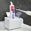 Smart Induction Toothpaste Squeezer Electric Automatic Toothpaste Dispenser, Spec: Battery White