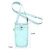 Mesh Fabric Diagonal Outdoor Water Bottle Bag Universal Children Thermos Cup Cover(Black)