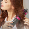 4 In 1 Hair Dryer Curling Straight Comb Hot Air Comb(AU Plug)