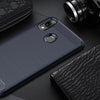Brushed Texture Carbon Fiber Shockproof TPU Case for ASUS ZenFone Max (M2) (Navy Blue)