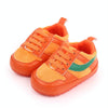D2540 Autumn And Winter Soft Soled Walking Shoes Baby Shoes For 0-1 Years Old, Size: 11cm(Orange)