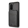 For Samsung Galaxy S20 FE 5G Skin Feel Detachable Card Bag Magsafe Phone Case(Black)