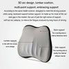 Car Memory Foam Neck Pillow Car Neck Rest Silk Pillow Car Seat Cervical Cushion, Style: Headrest Black