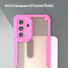 For Samsung Galaxy A36 5G Armor Glaze PC Hybrid TPU Phone Case(Pink)