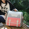Large Cat Backpack Carrier Breathable Travel Bag Green Model 7