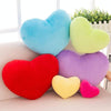 40cm Heart Shape Decorative Throw Pillow PP Cotton Soft Creative Doll Lover Gift(Dark Red)