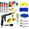 35 PCS / Set Car Wash Water Sprayer Tool Details Clean Brush Air Outlet Brush Set
