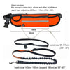 Hands-Free Dog Walking Waist Bag with Traction Rope (Orange)