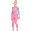 DIVE & SAIL M150556K Shell Pattern Children Diving Suit One-piece Swimsuit Snorkeling Surfing Anti-jellyfish Clothing, Size:XXL(Pink)