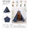 Foldable Pet Tent Kennel for Small/Medium Dogs (Navy Star, 50x50x60cm)